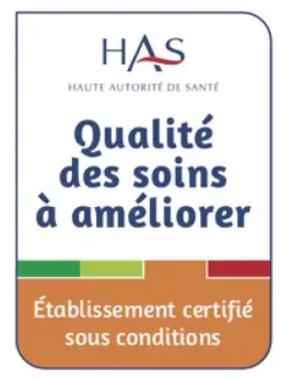 Certification HAS — Qualité des soins à améliorer